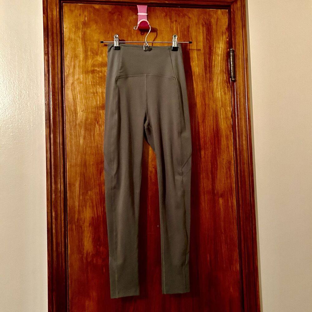 Beyond Yoga Leggings Olive Green Spacedye Caught In The Midi High Waist Small